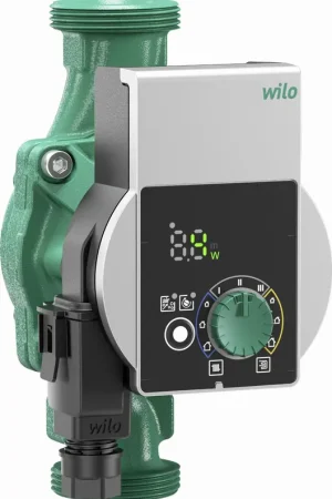 Wilo Yonos Pico HR circulatiepomp 230V "m. groene knop technologie" compact 1 1/2"bu 25/1-4 L=180mm 4215513 Betrouwbaar