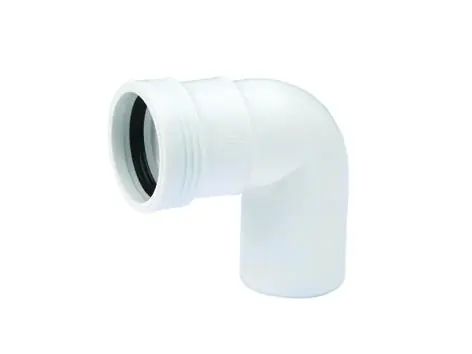 Voordeelprijs Wavin Wafix PP fitting, PP bocht 88,5gr, 40 x 40mm M/S wit