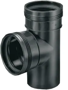 Fabrieksprijs Wavin Wafix PP T-Stuk 88,5 graden zwart 50 2M/S