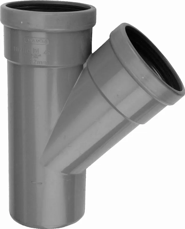 Koopje Wavin Wafix PVC M-T-stuk 45 graden GR 125 SN4 2M/S