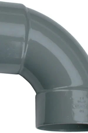 Express Levering Wavin Wadal PVC L-Bocht 88 graden 90 M/M