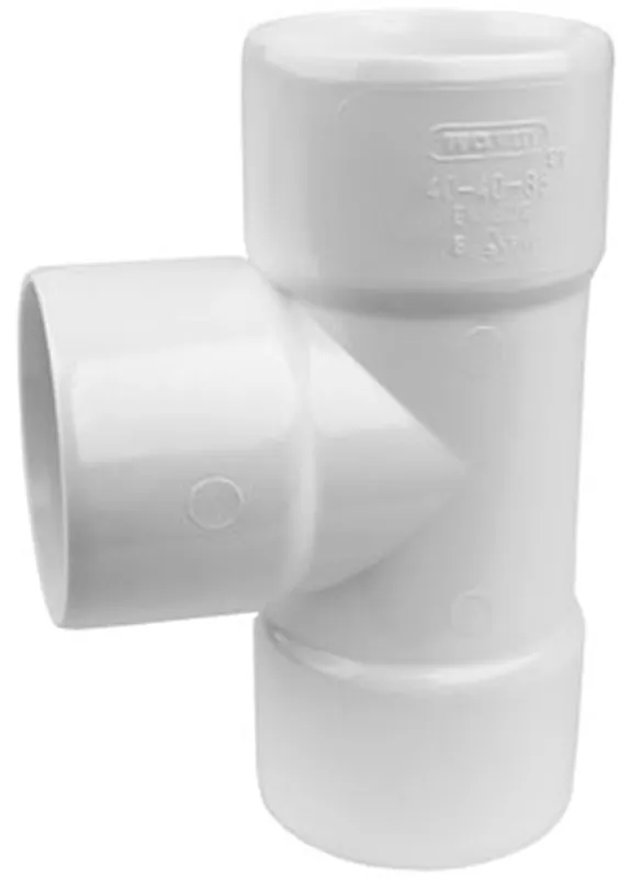 Meest Verkocht Wavin Wadal pvc L-T-stuk 88°, doorsnee 32mm, 3x lijmmof, wit