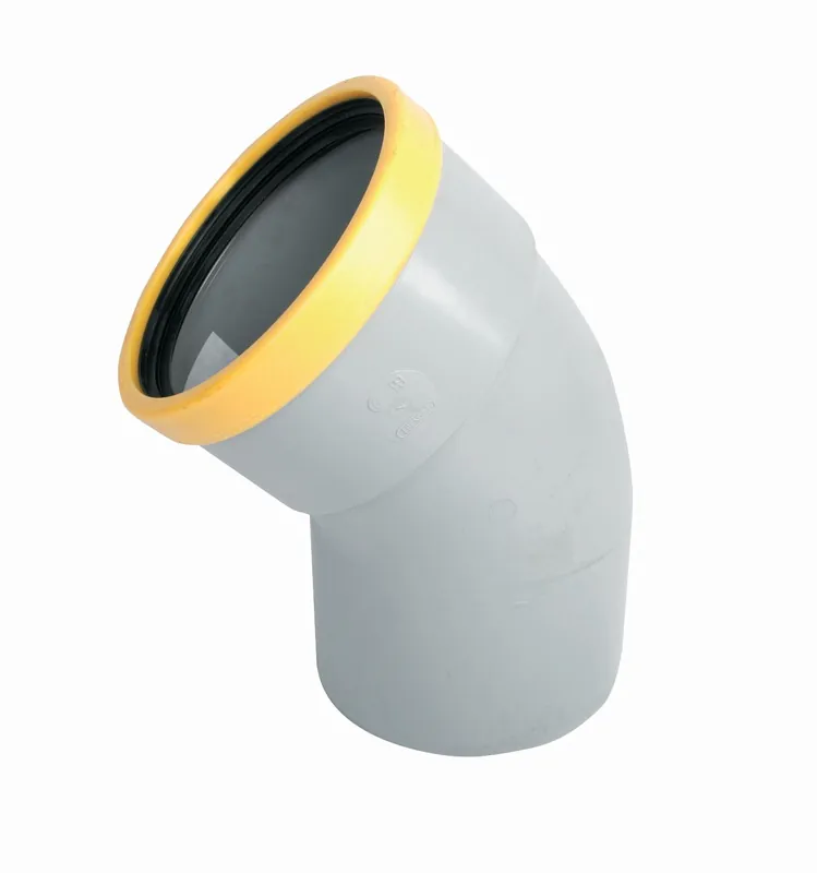 Koopje Wavin Wafix fitting, PVC bocht 30gr, 110 x 110mm (1x manchet)