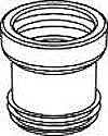 Fabrieksprijs Wisa Closetafvoermanchet nummer 3 model NKS 100-110mm aansluitdiameter kunststof wit 7000119920