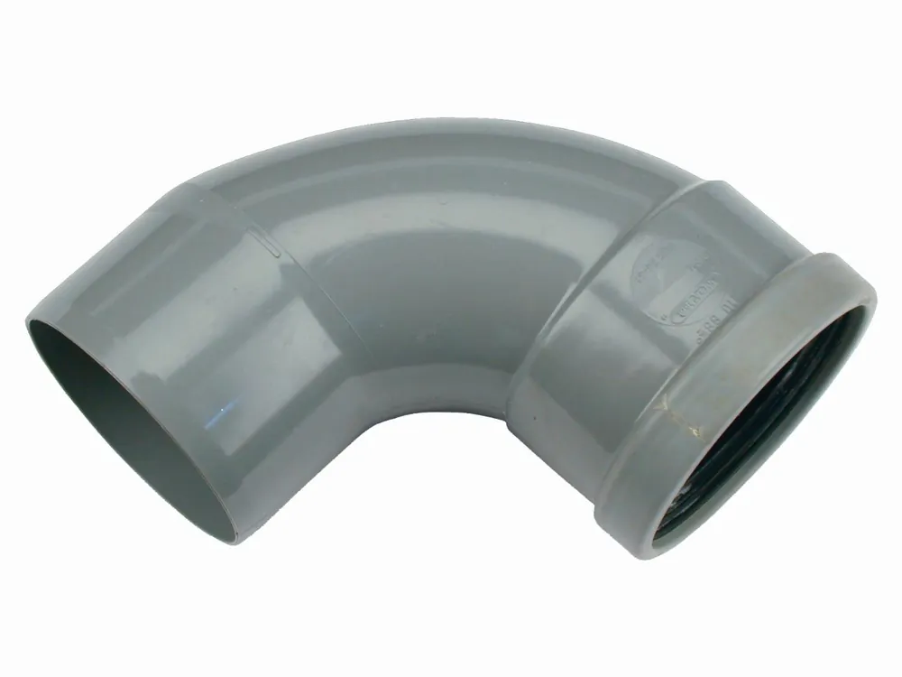 Weekendaanbieding Wavin Wafix fitting, PVC bocht 90gr, 160 x 160mm (1x manchet)