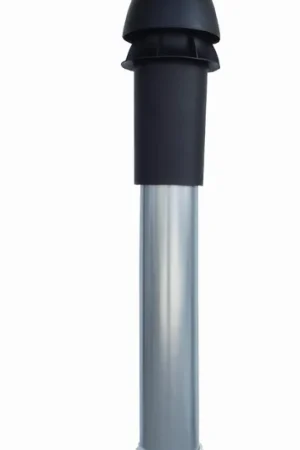 Favoriet Winterwarm dakdoorvoer concentrisch ø125mm, ø80/125mm lengte 1350mm zwart IA8214