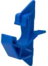 Actieprijs Abb Hafobox kabelbuisklem, Ø19mm, aangegoten steekplug, kunststof, blauw, 100 stuks
