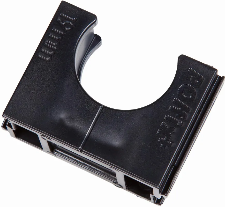 Must-Have Pipelife Polfix kabelbuisklem, Ø19mm, klem, kunststof, zwart, 100 stuks