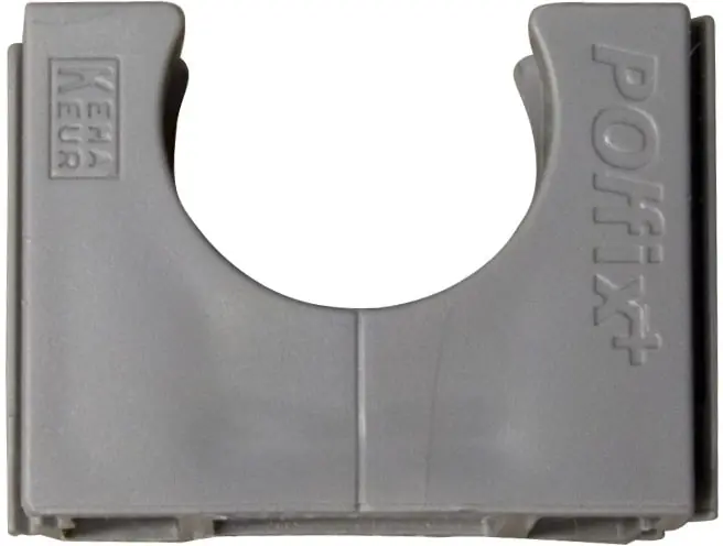 Aanbieding Pipelife Polfix kabelbuisklem, Ø32mm, klem, kunststof, grijs, 40 stuks