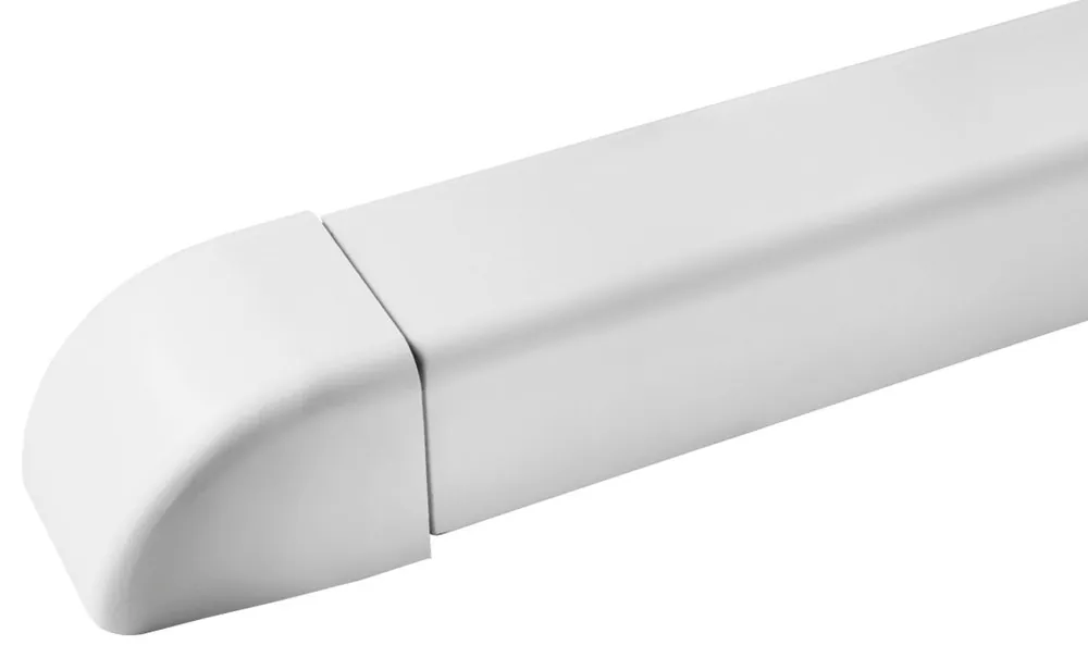 Superprijs Solar Plus eindkap, lxb 80x60mm, UV-bestendig, wit