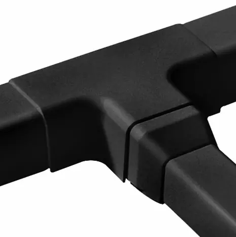Solar Plus, t-stuk, 80x60mm, uv bestendig, zwart Meest Verkocht