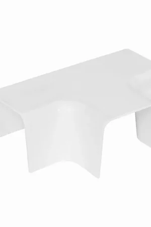 Express Levering Solar Plus, t-stuk, 80x60mm, uv-bestendig, wit