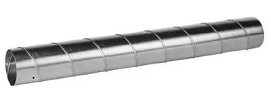 Hete Deal Solar spiralobuis, sendzimir verzinkt SVZ, diameter 160mm, diameter inwendig 158,7 - 159,3mm, lengte 3000mm, wanddikte 0,50mm