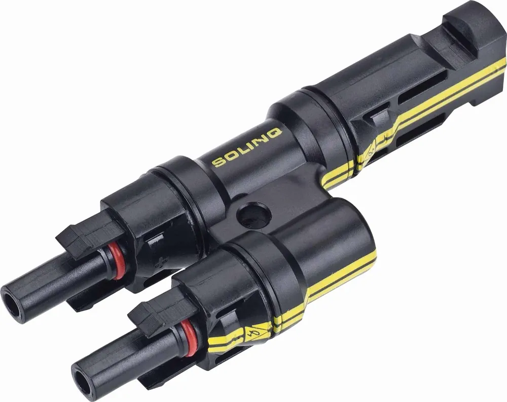 Premium Solar Stick Y Splitter MC4 FFM, voor het parallel aansluiten van dunne film CIS panelen