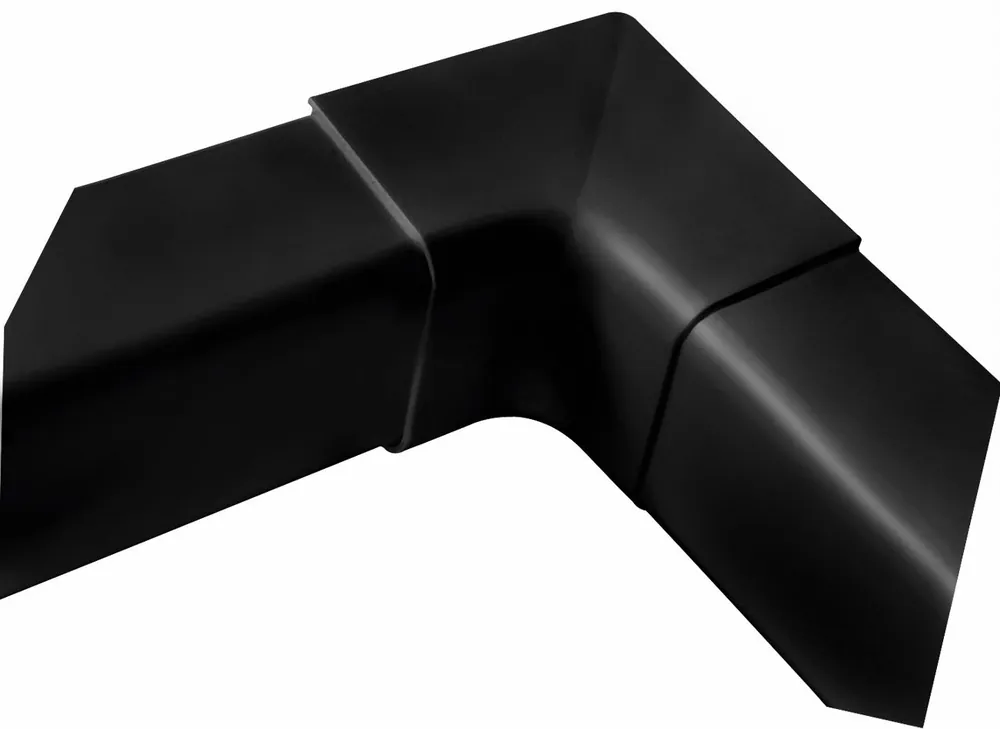 Direct Verzonden Solar Plus haakse binnenhoek, lxb 80x60mm, UV-bestendig, 90gr, zwart