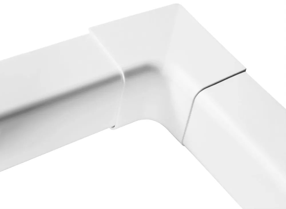 Solar Plus haakse binnenhoek, lxb 80x60mm, UV-bestendig, wit Dagaanbieding