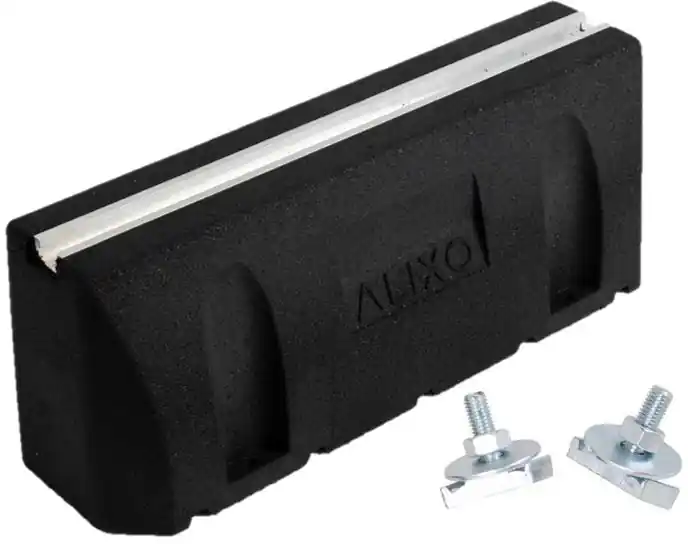 Bestel Nu Solar Plus rubberen onderbalk verhoogd, lxbxh 600x200x230, 2 stuks, inclusief 2 bouten
