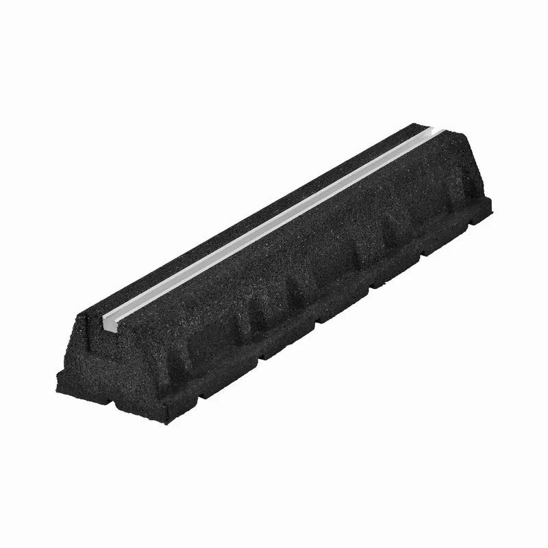 Koopje Solar Plus rubberen onderbalk, lxbxh 600x150x90, set van 2 stuks, inclusief bouten