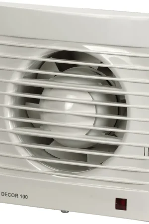 Hoge Kwaliteit Soler & Palau Decor 100 badkamerventilator (toilet) 94m3/h inbouw 68mm wit IP44 5210005400