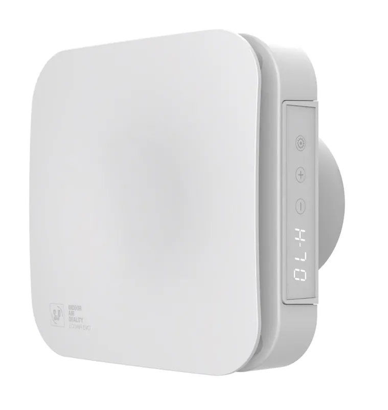 Soler & Palau ECOAIR EVO ST afzuigventilator 230V 50/60HZ RE wit 5210020900 Op = Op