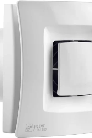 Favoriet Soler & Palau Silent Dual 200 badkamerventilator (toilet) met bewegingssensor, hygrostaat en timer wit 5210641000