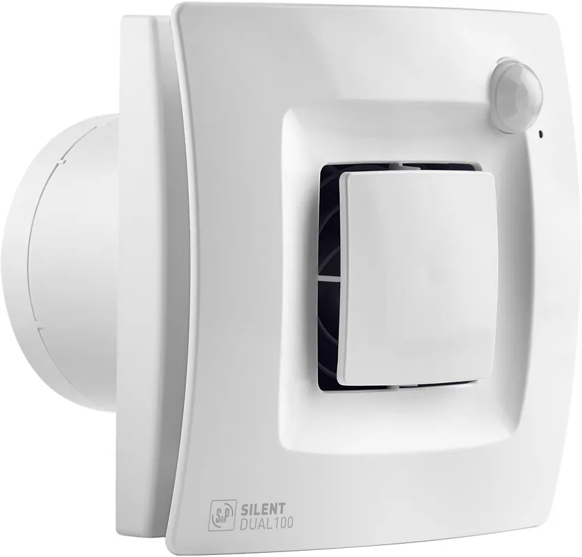 Koop Vandaag Soler & Palau Silent Dual badkamerventilator (toilet) 90m3/h, instelbaar, bewegingsmelder wit 5210640600
