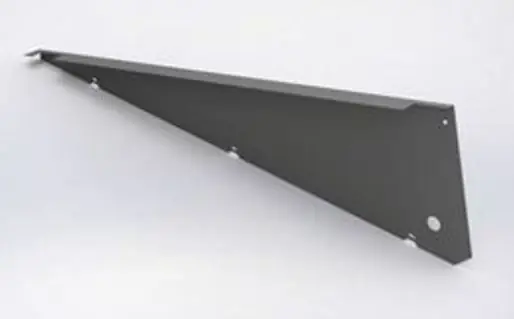 SOLARSTELL Zijplaat Connect Portrait Rechts VPE 50 500141 Favoriet