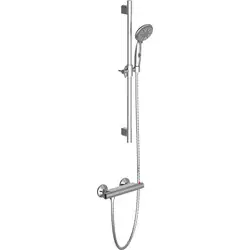 Gereduceerde Prijs Schütte Aqua2Save doucheset met thermostatische douchekraan 5 standen chroom