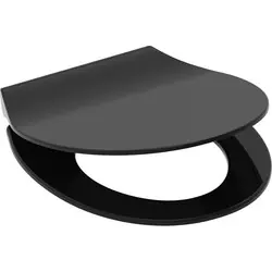 Schütte Duroplast wc-bril zwart Uitverkoop