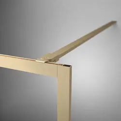 Shop Nu Sealskin Contour inloopdouche type A3 88x200cm, 6mm helder veiligheidsglas met antikalklaag Geborsteld goud