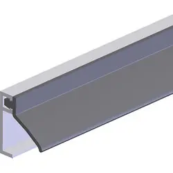 Laatste Versie Ellen inbouwprofiel 6mm afhang AIB 3N XL 2300mm