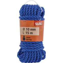 Gereduceerde Prijs Koord gedraaid Blauw 10mm