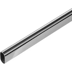 Kastroede ovaal 30x15x900mm verchroomd Actieprijs