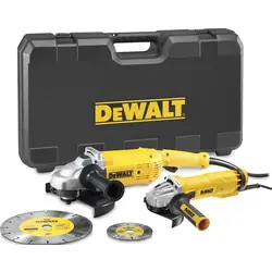 Weekendaanbieding DeWALT DWE492SDT-QS haakse slijper set 2200W / 1000W