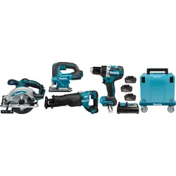 Snelle Levering Makita DK380NX combopack 18V 3x 5,0Ah Li-ion