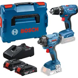 Exclusieve Aanbieding Bosch GDR + GSR 18V combopack 18V 2x 2,0Ah Li-ion