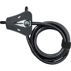 Hoge Kwaliteit Master Lock kabel gevlochten staal 1,8mxØ8mm