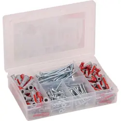 Aanbieding Fischer PROFI-Box Duopower pluggen en schroeven 160-delig