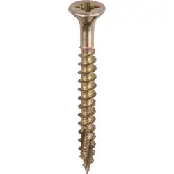 Aanbieding Forgefast universele schroeven platkop voldraad geel 3x16mm PZ2