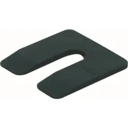 Flitsaanbieding GB uitvulplaat 3mm zwart*