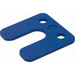 Lage Kosten GB drukplaat met sleuf 4mm blauw