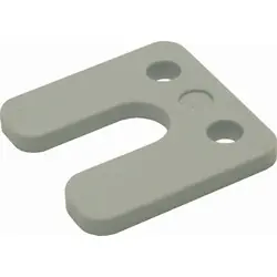 Betrouwbaar GB drukplaat met sleuf 7mm grijs