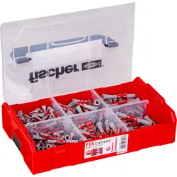 Fischer FixTainer Duopower pluggen 210-delig Finale Uitverkoop