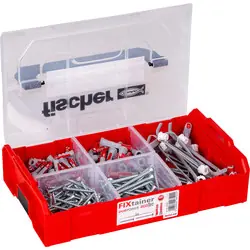 Fischer FixTainer Duopower/Duotec en schroeven 200-delig Beperkte Voorraad