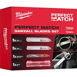 Milwaukee Reciprozaagbladen set Torch Metaal 11-delig Hoge Kwaliteit