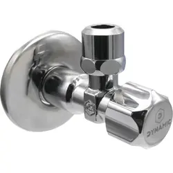 Hete Deal Dynamic Way hoekstopkraan lang zelfdichtend + rozet 1/2" x 10mm