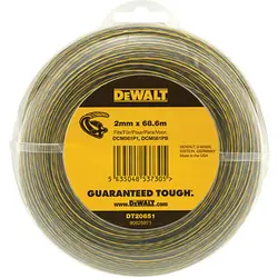 Beperkte Voorraad DeWALT grastrimmerdraad DT20651-QZ 2mm x 68.6m