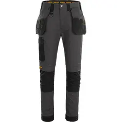 DeWALT Aspen werkbroek met holsterzakken en kniezakken 54 zwart/grijs Superprijs