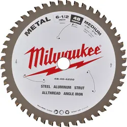 Milwaukee Cirkelzaagblad metaal 165x 15.87x 1,6 48T Alleen Vandaag
