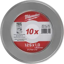 Milwaukee slijpschijf Pro + INOX 125x1x22.2mm Lage Kosten